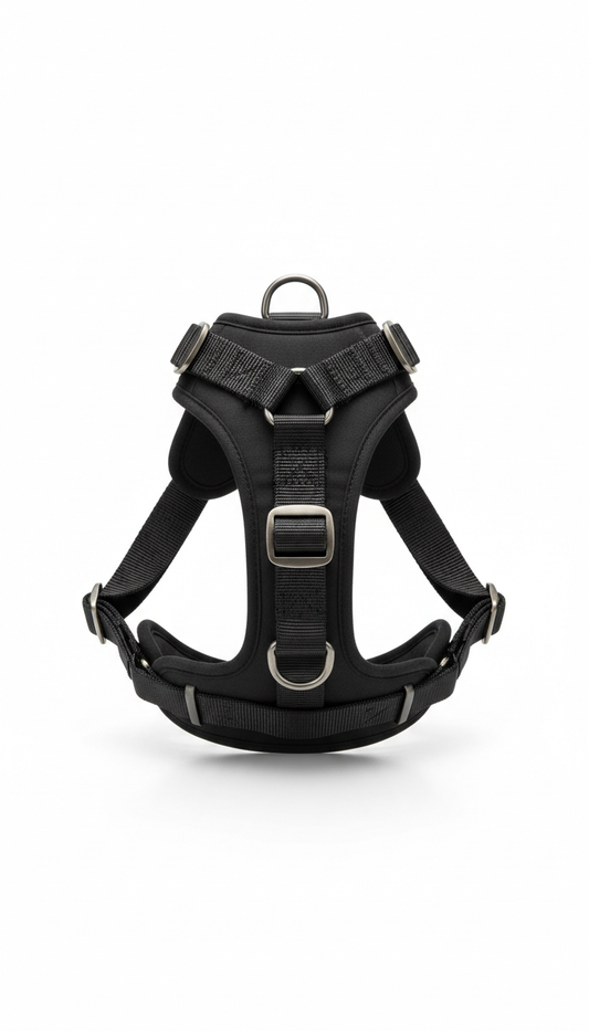 Jet Black Dog Harness